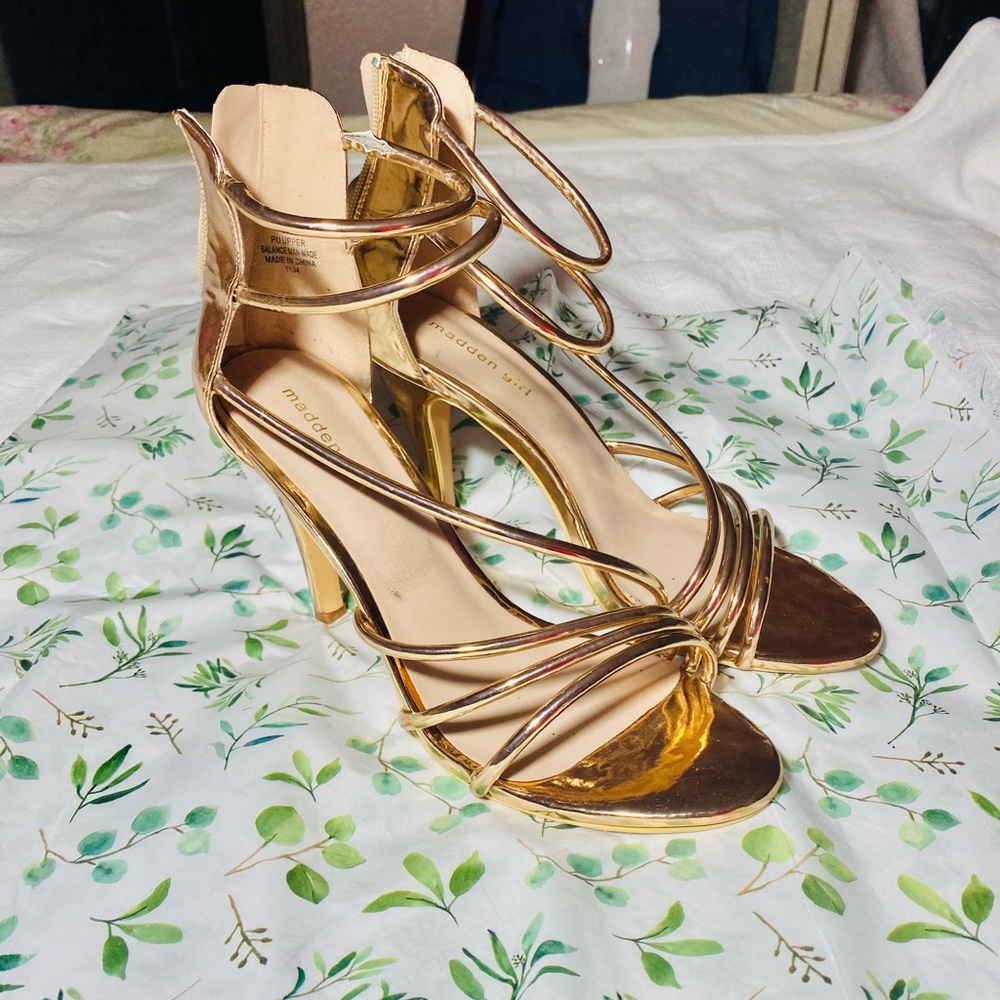 Rose Gold Madden Girl Heels